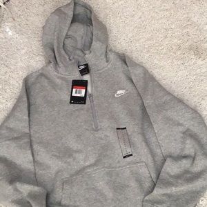 Nike half zip hoodie